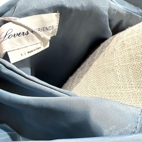 NWT Lovers + Friends Lydia Blue Quarter-Zip Pullover - Picture 6 of 8
